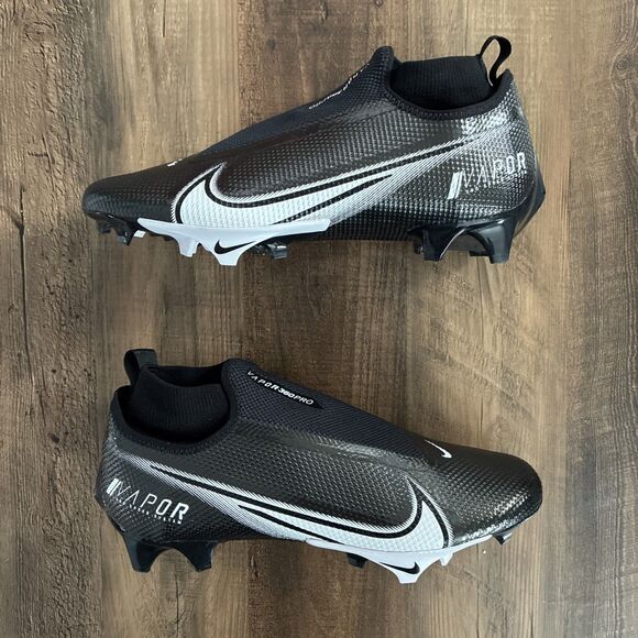Nike Vapor Edge Pro 360 Football Cleats Mens Size 10.5 Black Iridescent New
